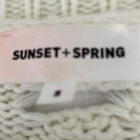 Sunset & Spring  cropped sweater - Picture 2 of 7